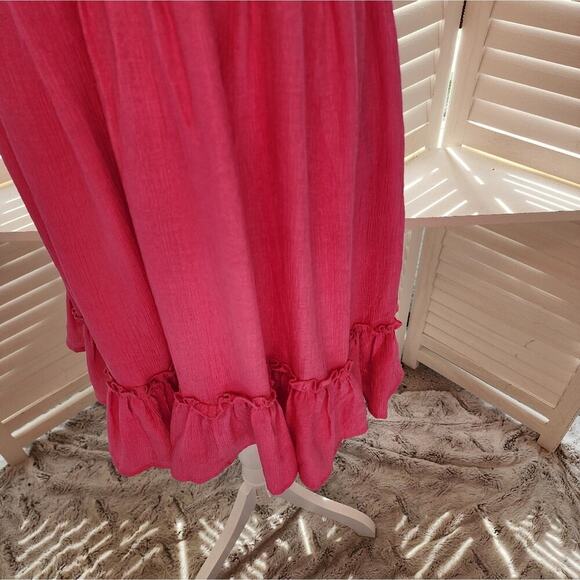 NEW IN PINK CRISS CROSS BACK NEW DRESS SIZE MED - Picture 5 of 9